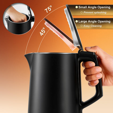 DEZIN boil-dry auto shut-off feature shown for worry-free operation.