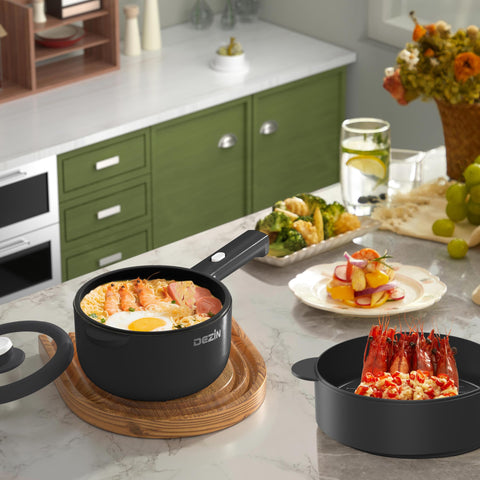 DEZIN safety-features highlight overheat and boil-dry protection