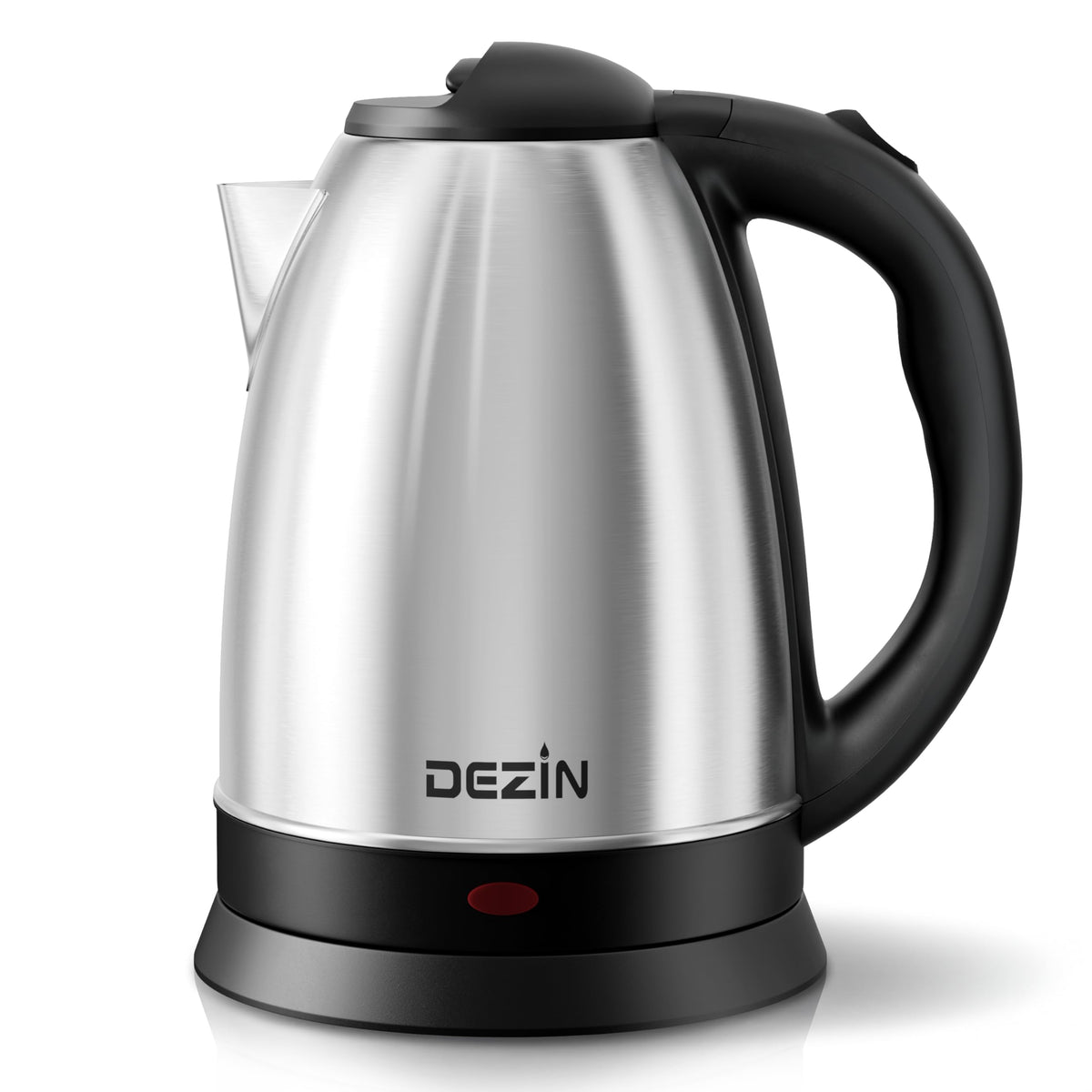DEZIN electric kettle with classic design for stylish kitchens and quick tea prep.