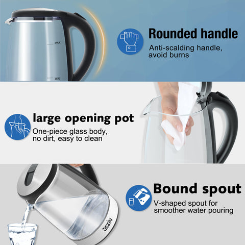 DEZIN Kettle non-slip handle for safe pouring