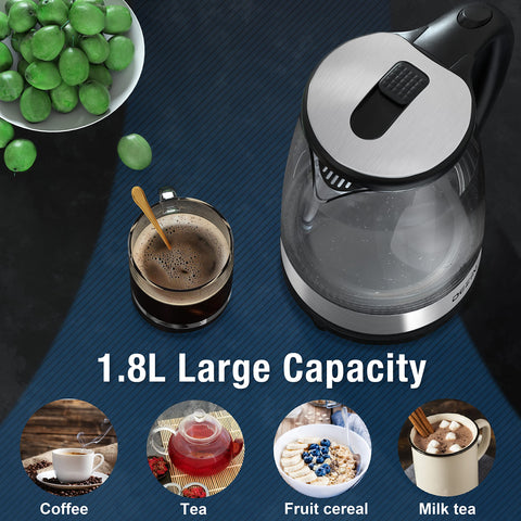 DEZIN Kettle stainless steel inner lid ensures safe contact with water