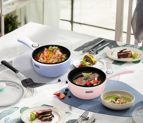 DEZIN hot pot clean non-stick coating simplifies cleanup after cooking.