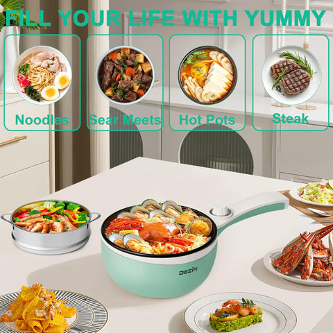 DEZIN hot pot electric portable for picnics and travel