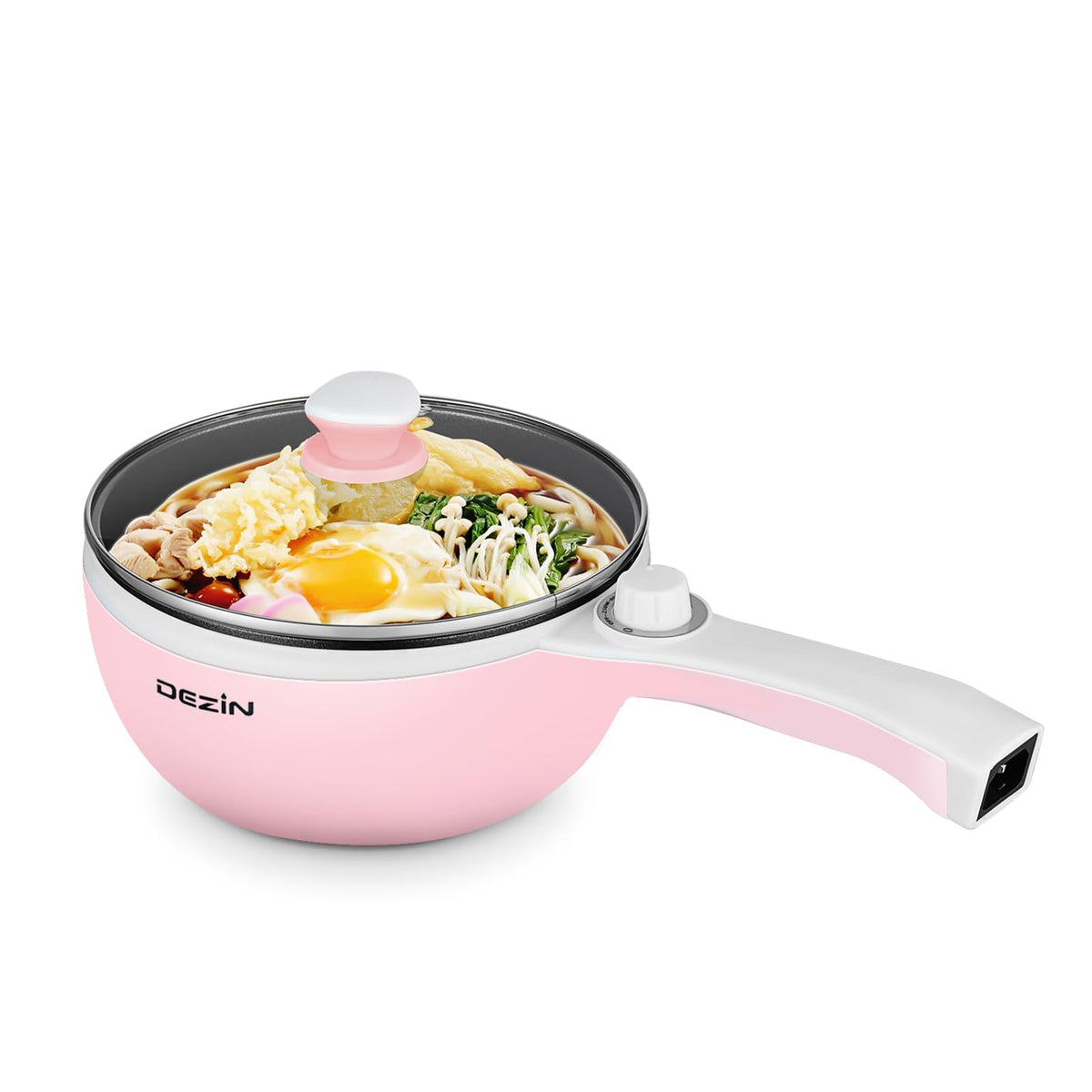 DEZIN Dezin hot pot electric upgraded non-stick sauté pan demonstrates effortless browning and even heating.
