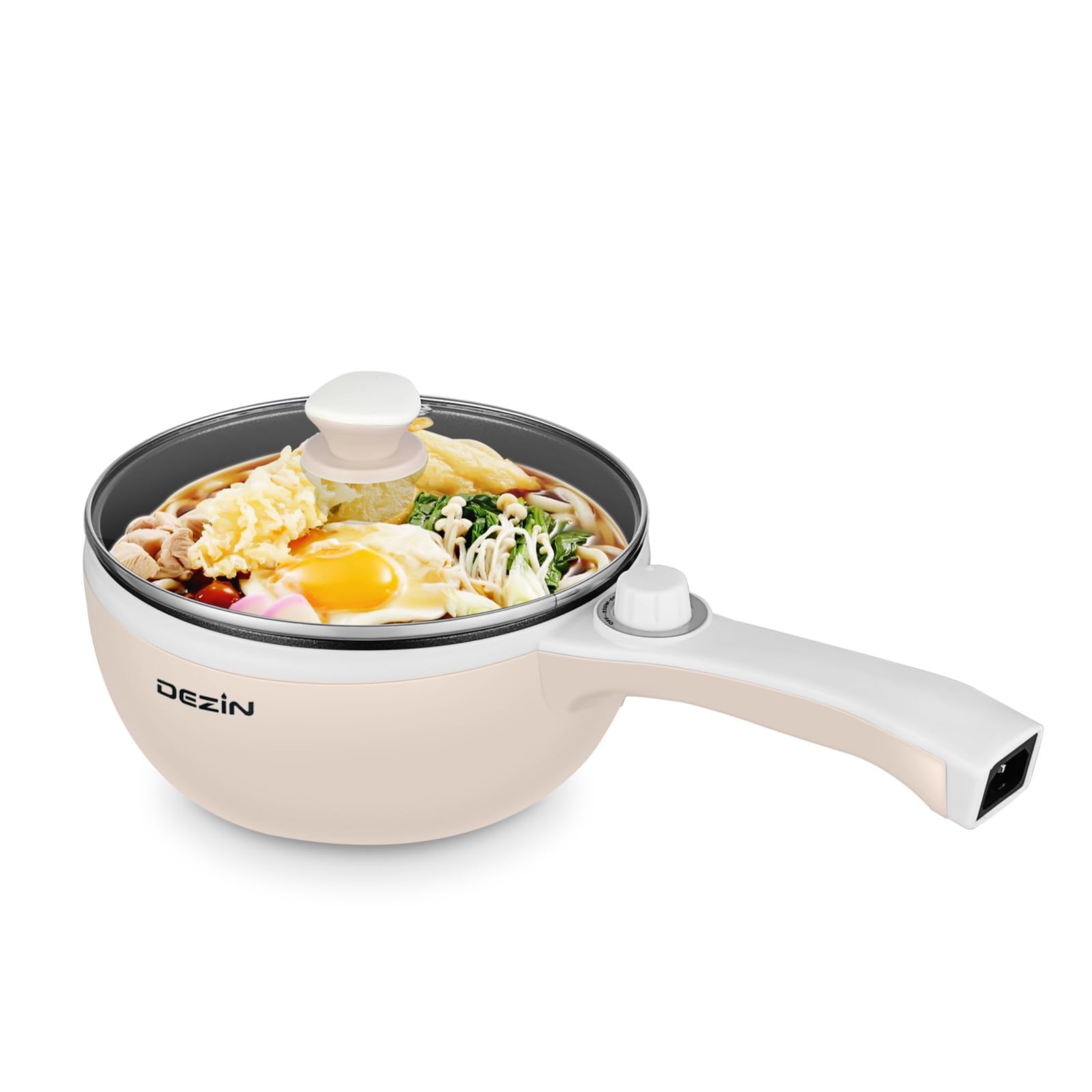 Dezin hot pot electric upgraded nonstick saute pan for quick meals