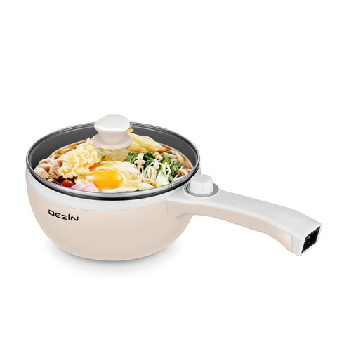 Dezin hot pot electric upgraded nonstick saute pan for quick meals