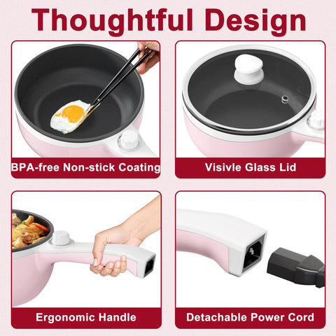 DEZIN hot pot fast noodle cooking perfect for ramen and quick oats.