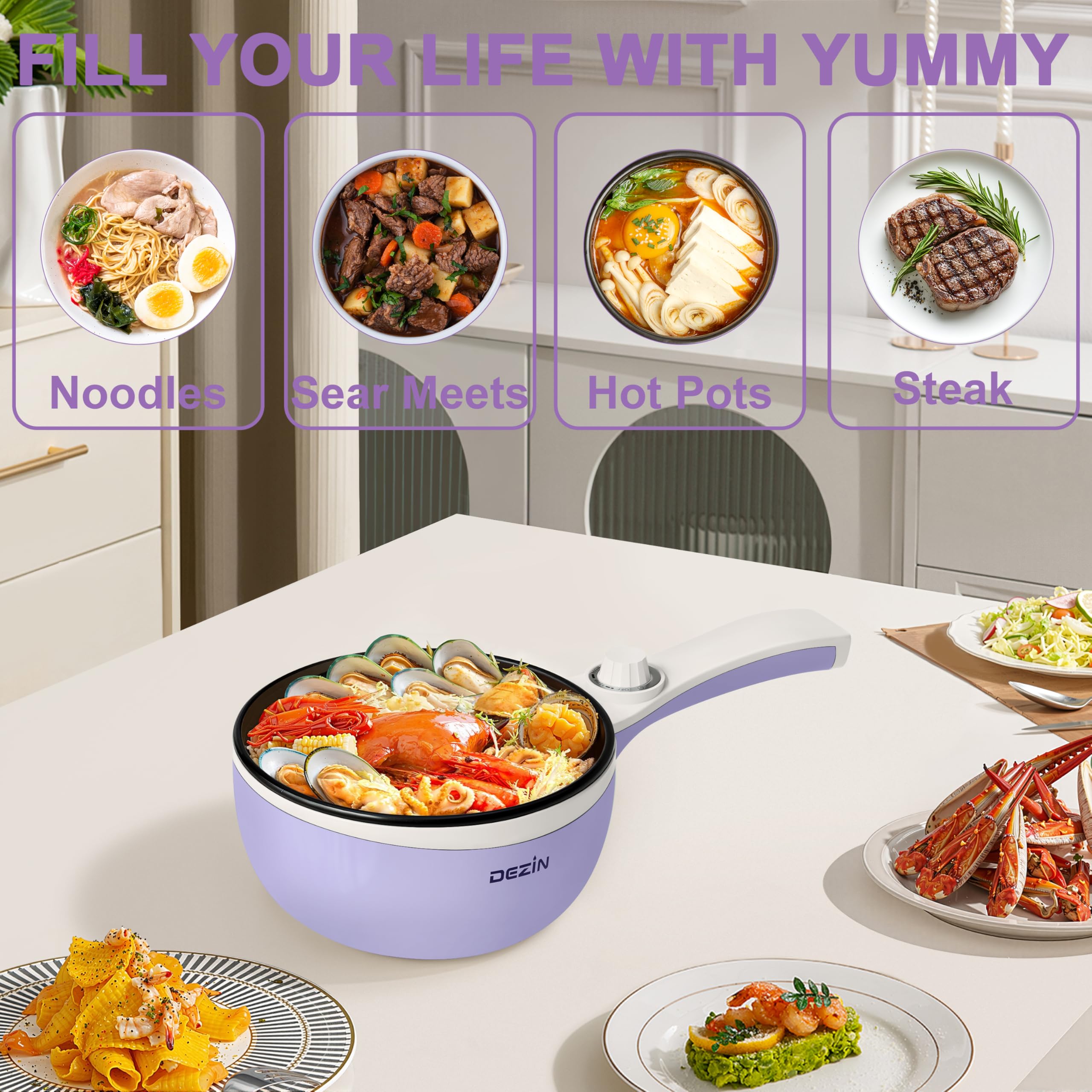 Noodles boil quickly for a comforting meal in minutes.