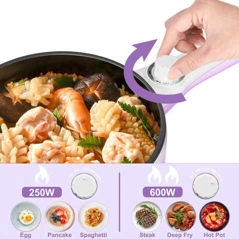 DEZIN silicone spatula included for easy sauté and serving