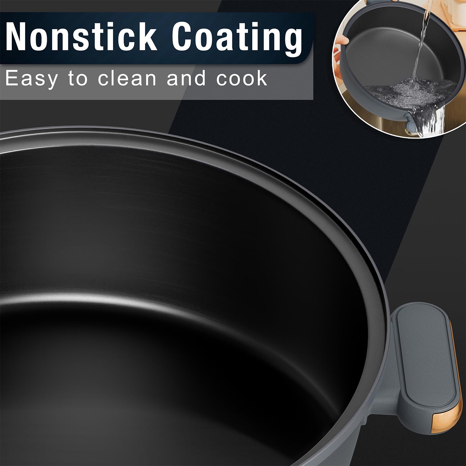 DEZIN 360-degree heating ensures even cooking.