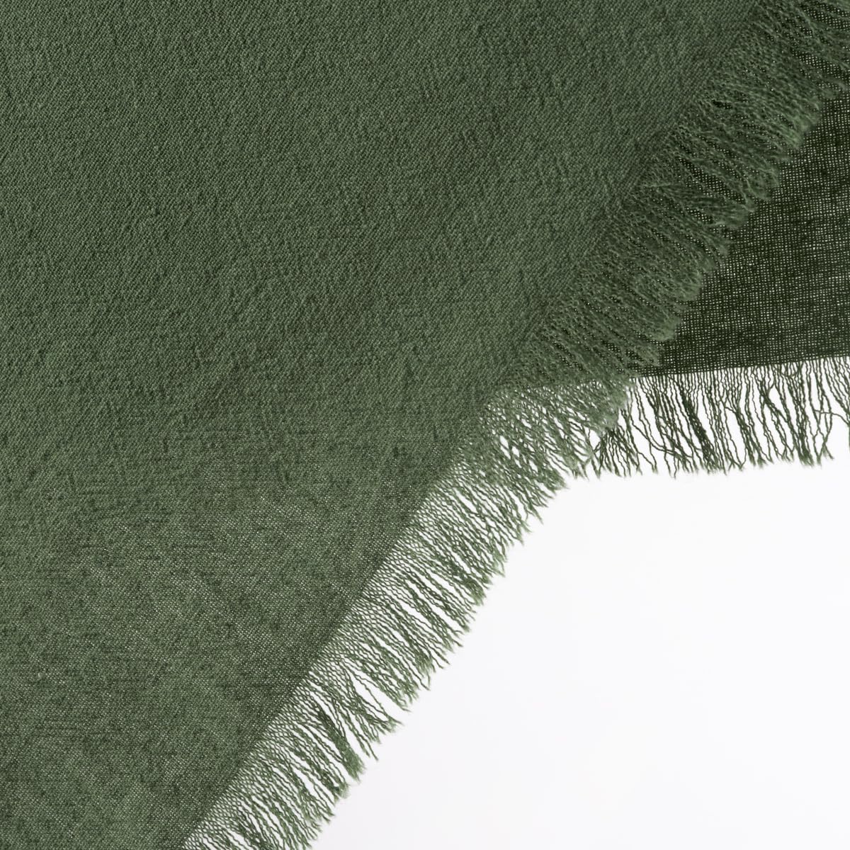 DeZerlor baby shower table setting napkins in soft olive green.