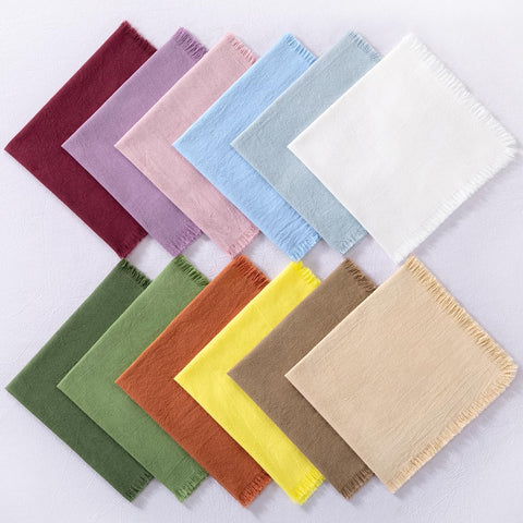 DeZerlor colorfast and durable napkins stay vibrant after washes.