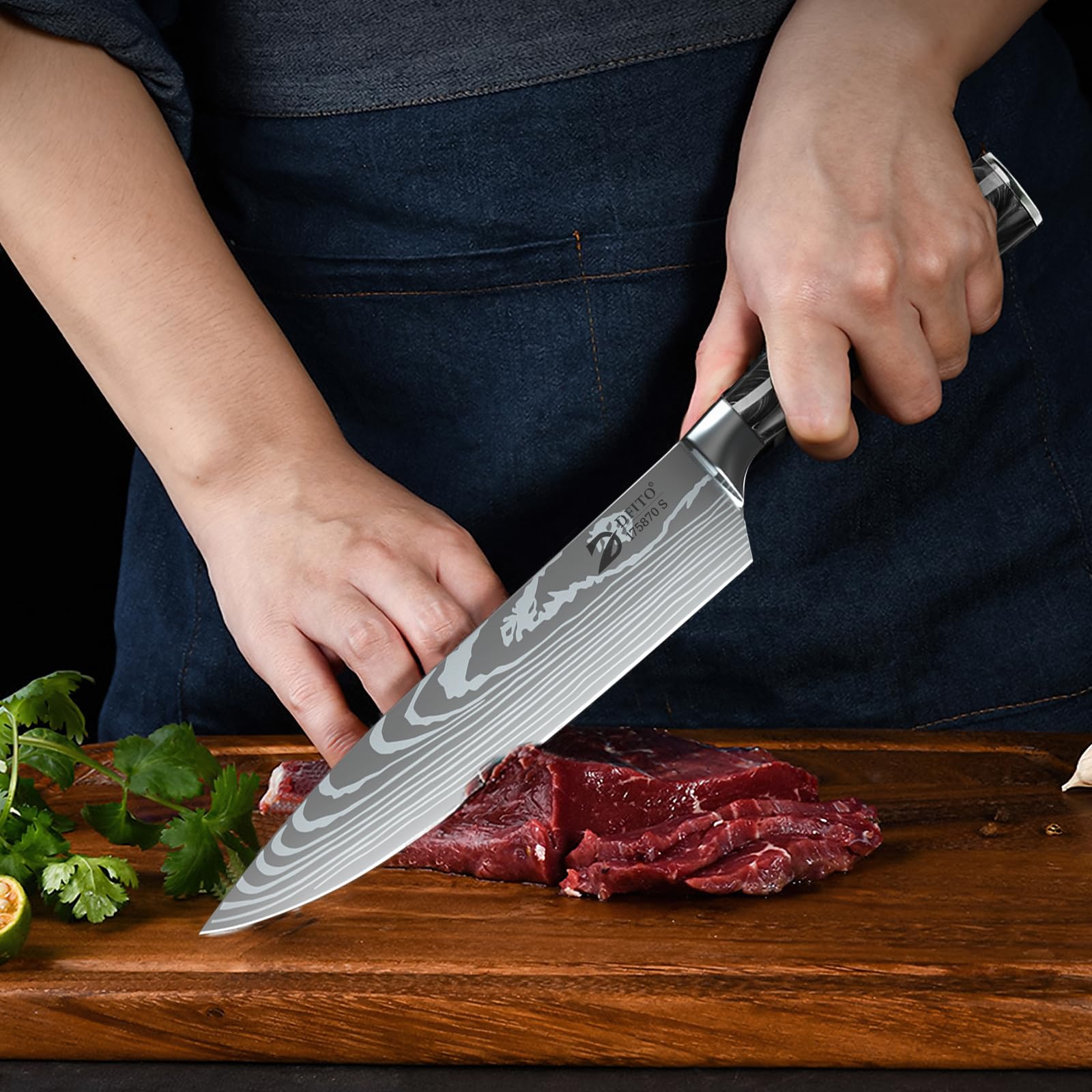 Dfito 6 inch boning knife for precise meat prep.
