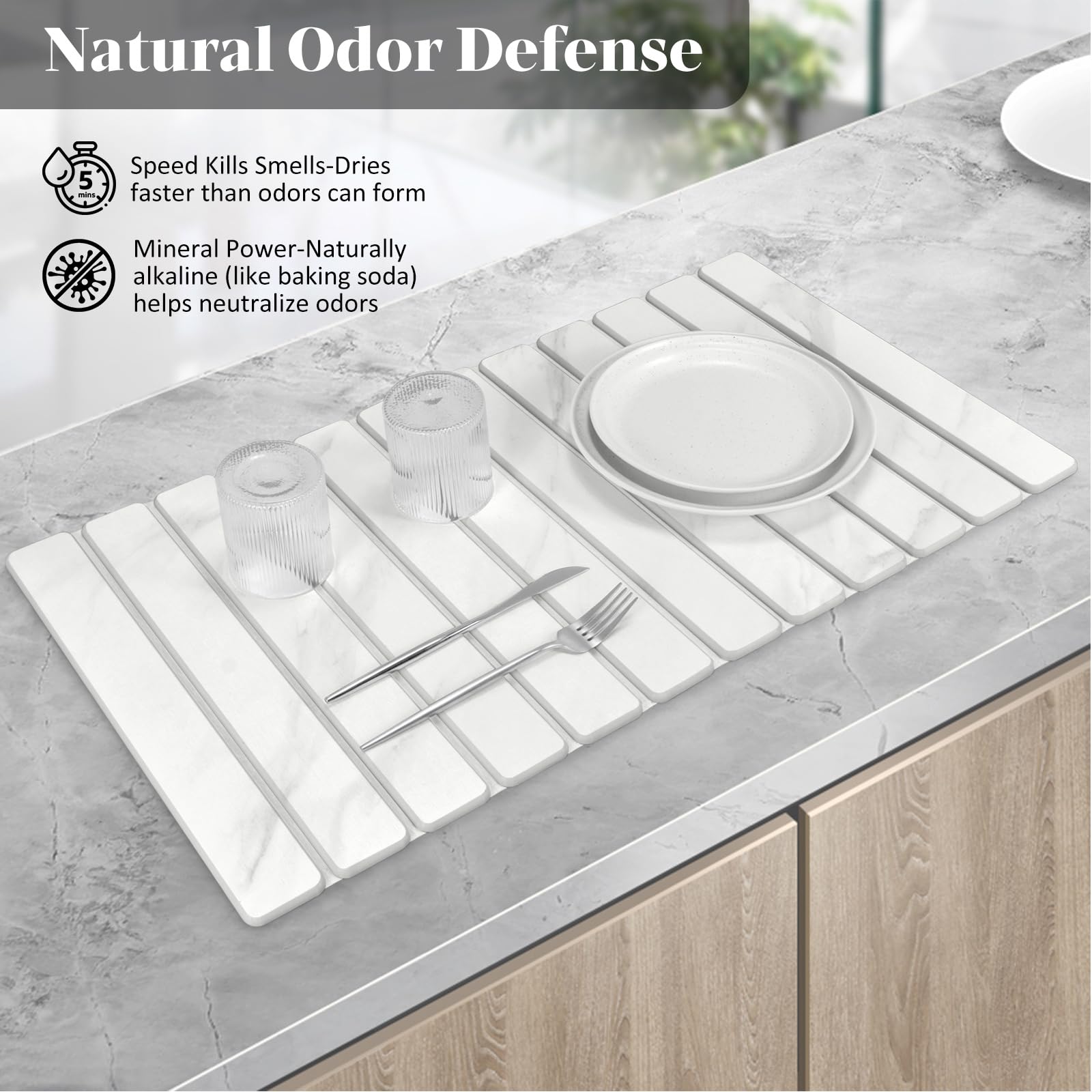 DFJKJUU collapsible drying mat storage
