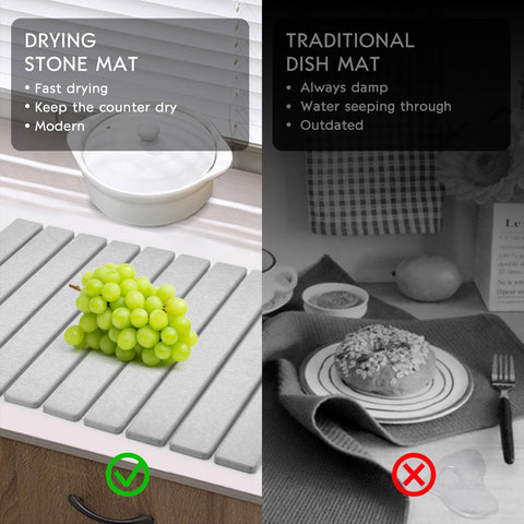 DFJKJUU multi-use mat works as heat-proof mat and drying surface.