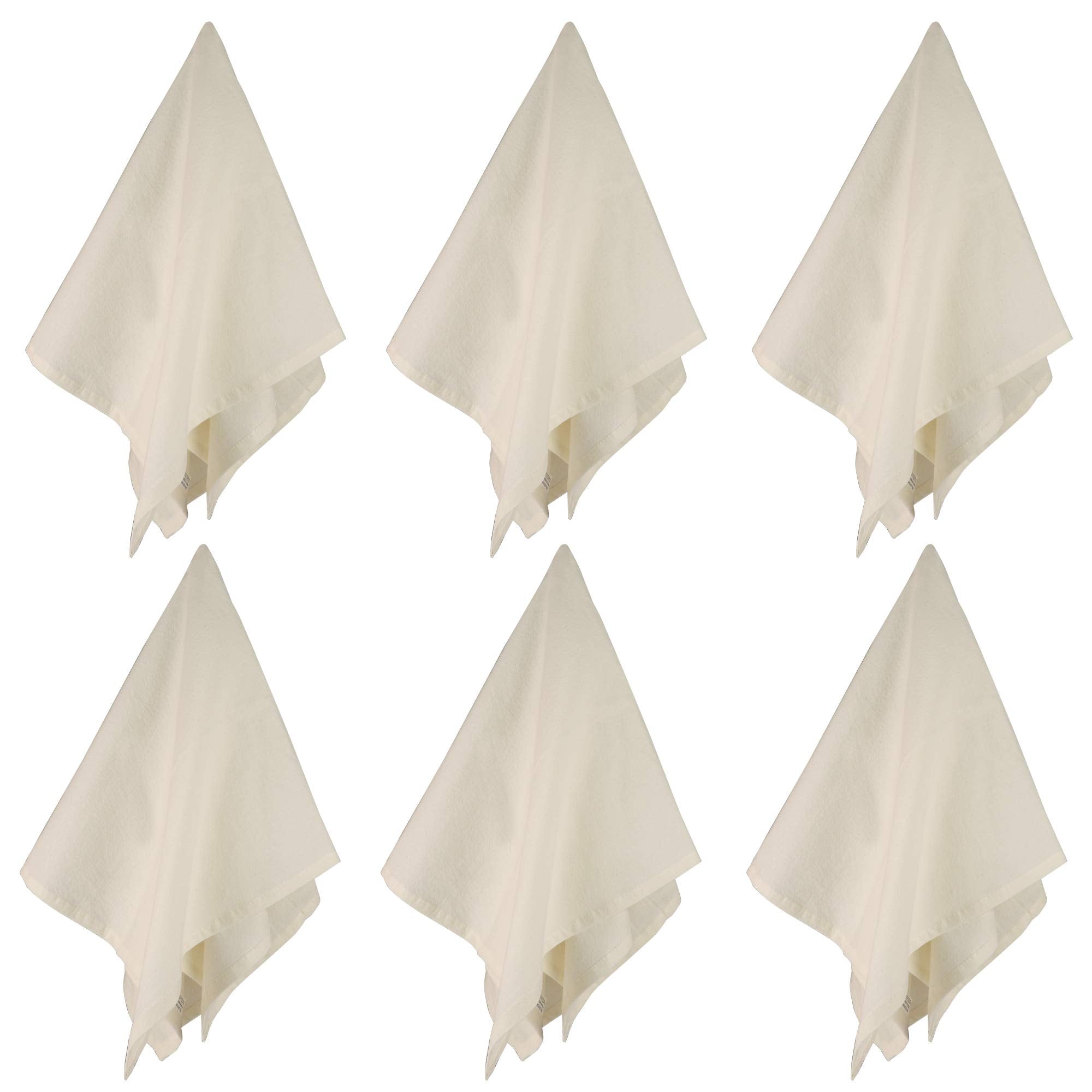 DG Collections flour sack towel kitchen cleaning—quick-drying, reusable alternative to paper towels.