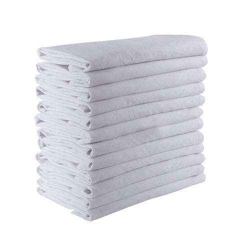 DG Collections flour sack towels lint-free drying for streak-free kitchen counters