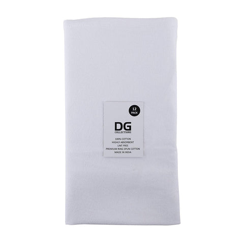 DG Collections flour sack towels hemmed edges resist fraying for lasting durability