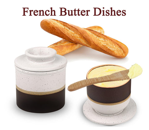 dgudgu porcelain butter keeper with lid seal preserves freshness at room temperature