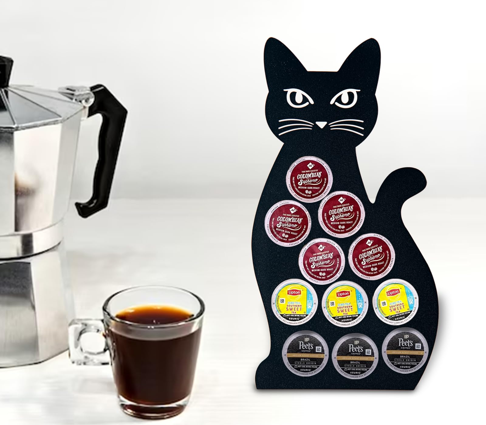 Gift-ready dgudgu cat pod holder for cat lovers and coffee enthusiasts.