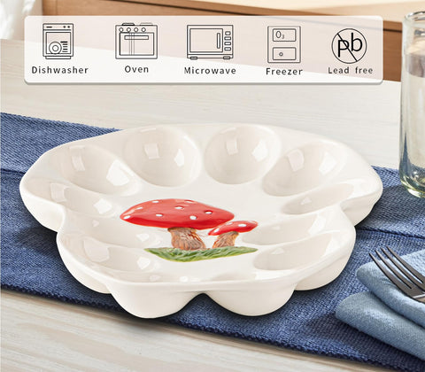 dgudgu decorative egg dish perfect for Easter, holidays, and special occasions.