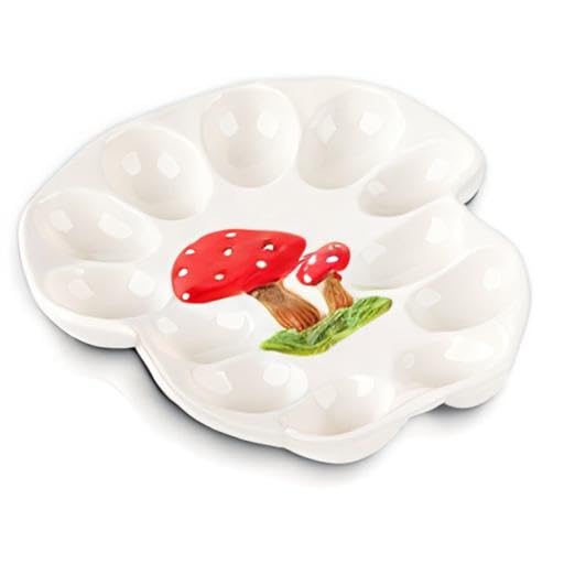 dgudgu dishwasher and microwave safe egg platter for easy reheating and cleanup.