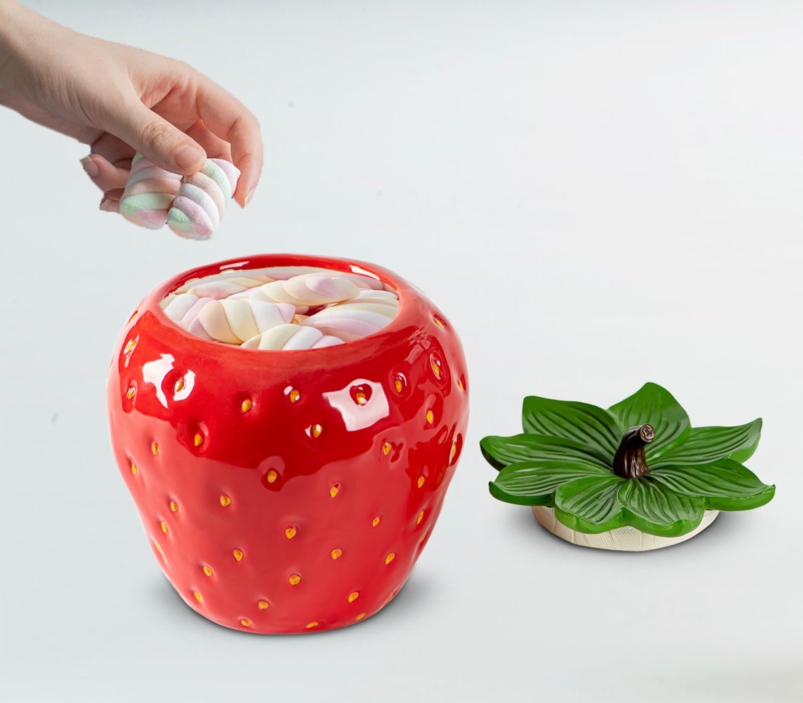 dgudgu Strawberry Candy Jar candy buffet display elevates sweetness and style