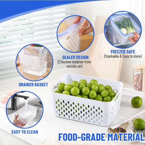 DharBnt easy-open lid provides quick access to fresh produce