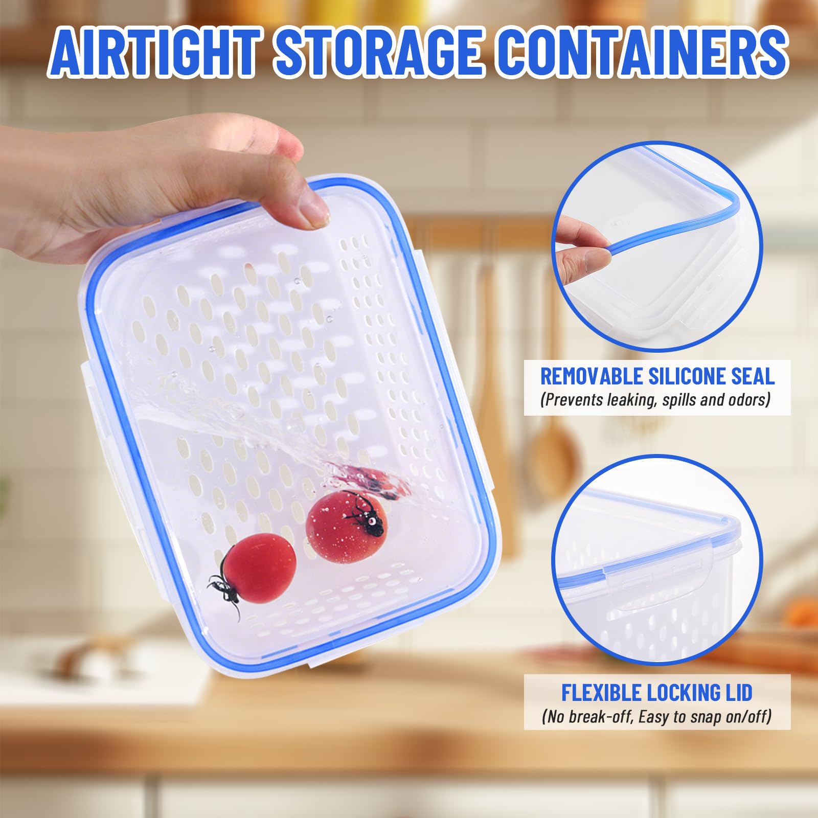 DharBnt leakproof seal keeps contents secure and prevents spills
