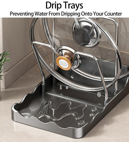 Dhlxyzt spoon rest and lid holder cleans easily after use.