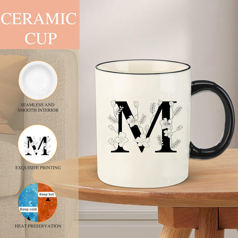 DHQH gift box monogram mug, ready for gifting.