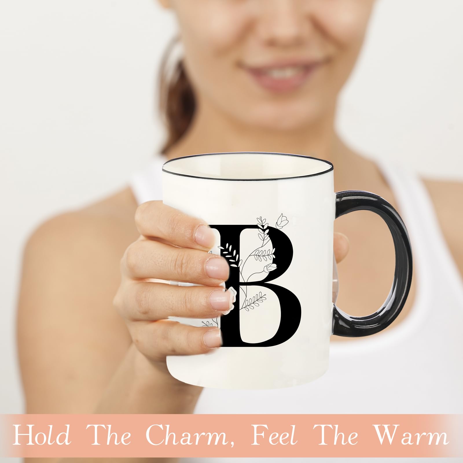 Gift-ready DHQH monogram mug in box for special occasions