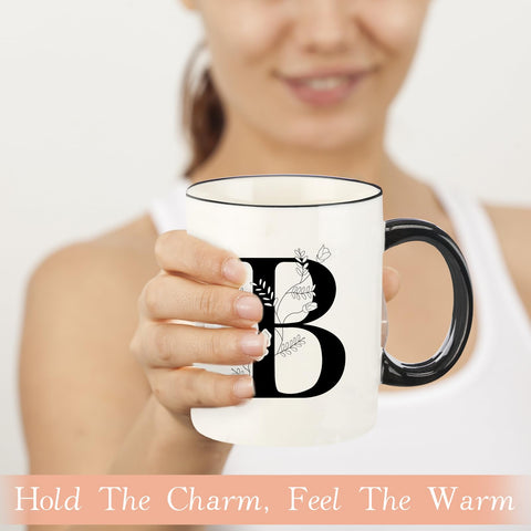 Gift-ready DHQH monogram mug in box for special occasions
