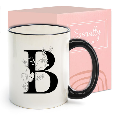 DHQH monogram coffee mug 11oz for daily rituals