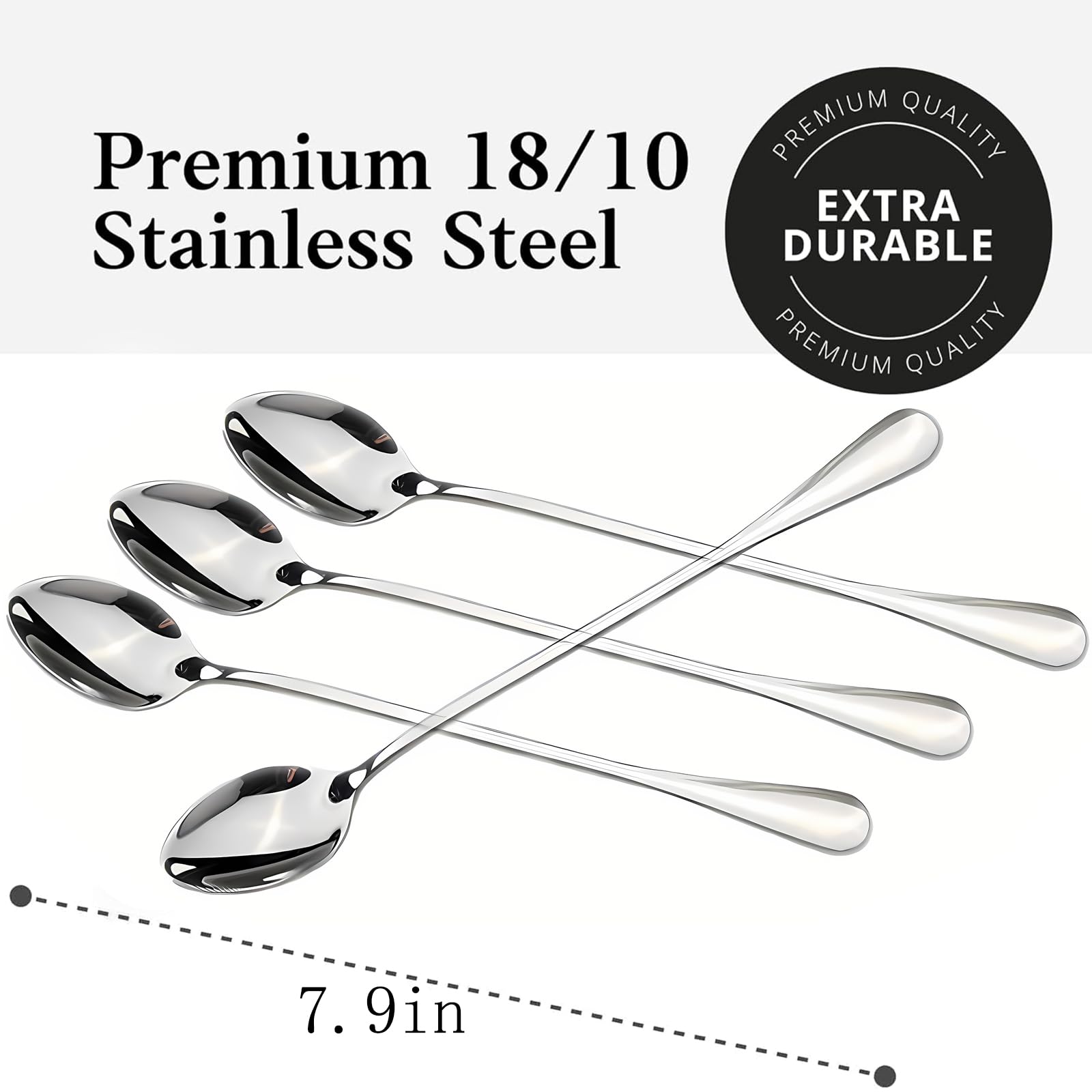 Dhrbsx cocktail stir spoons ideal for smooth drink mixing.
