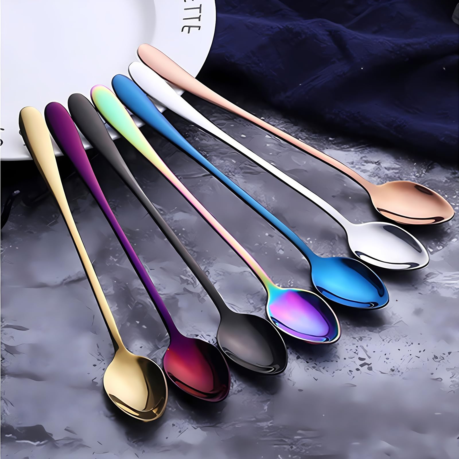 Dhrbsx family dinner spoons add stainless steel elegance to gatherings.