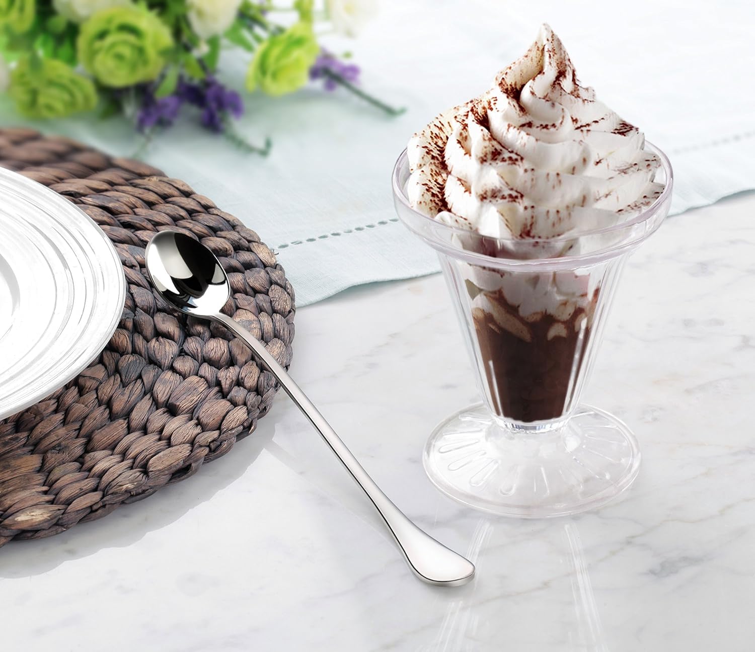 Dhrbsx ice cream scoop for quick, clean servings.