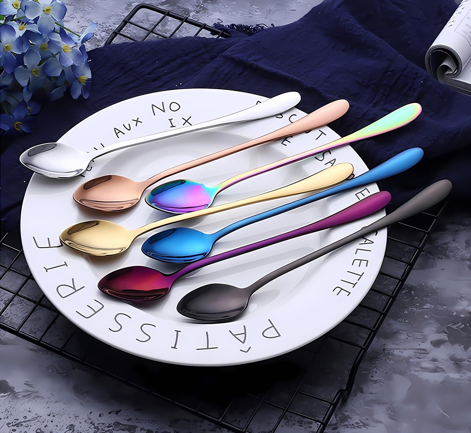 Dhrbsx kitchen and restaurant spoons suitable for home or venue use.