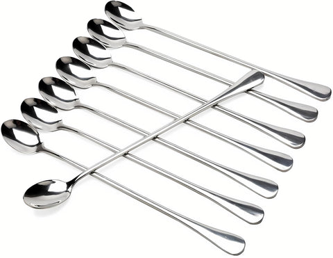 Dhrbsx long-handled tea spoon for smooth stirring in iced beverages.