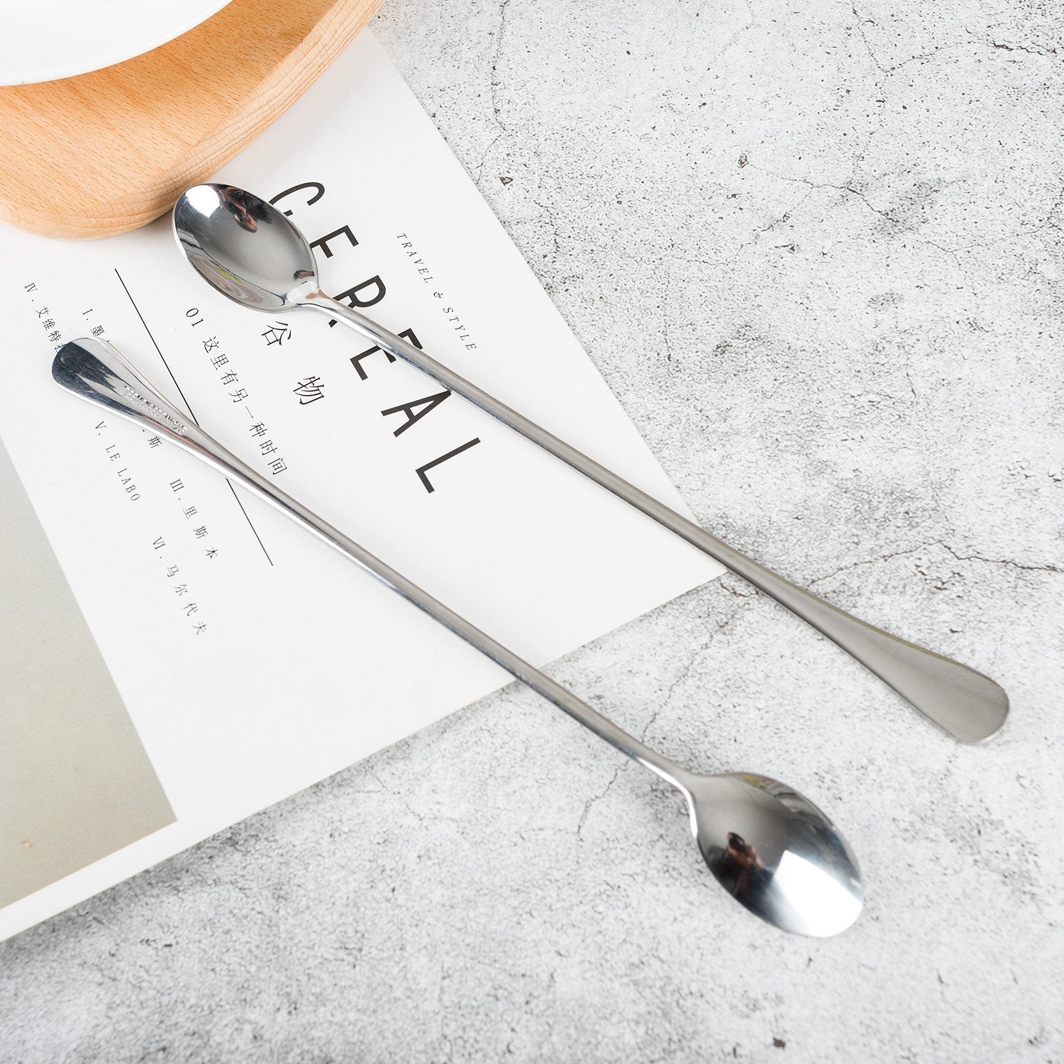 Dhrbsx set-8-spoons-9in versatile for home, office, and restaurant.
