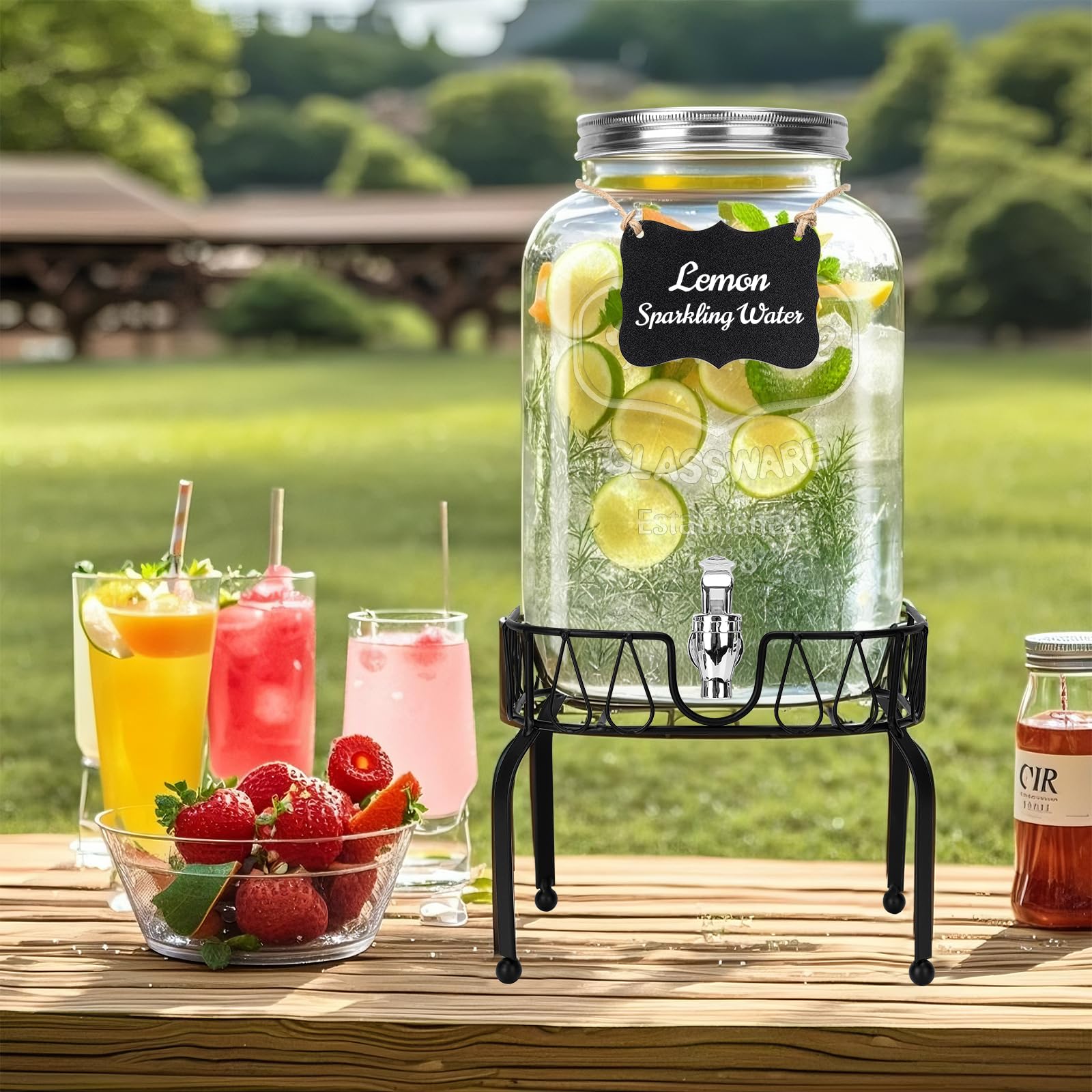 DHSBTLS chalkboard marker set for naming drinks at events