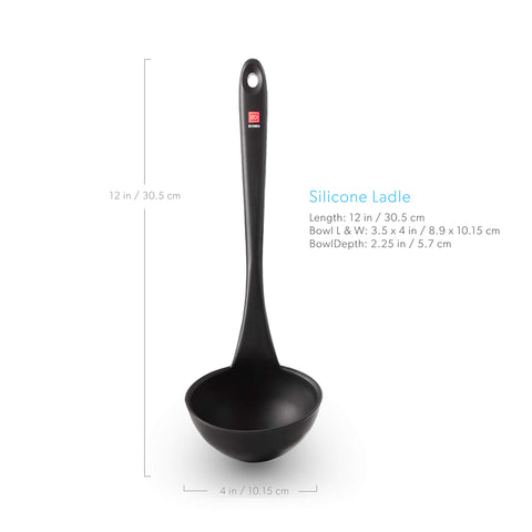 DI ORO Ladle safe with nonstick cookware to protect finishes