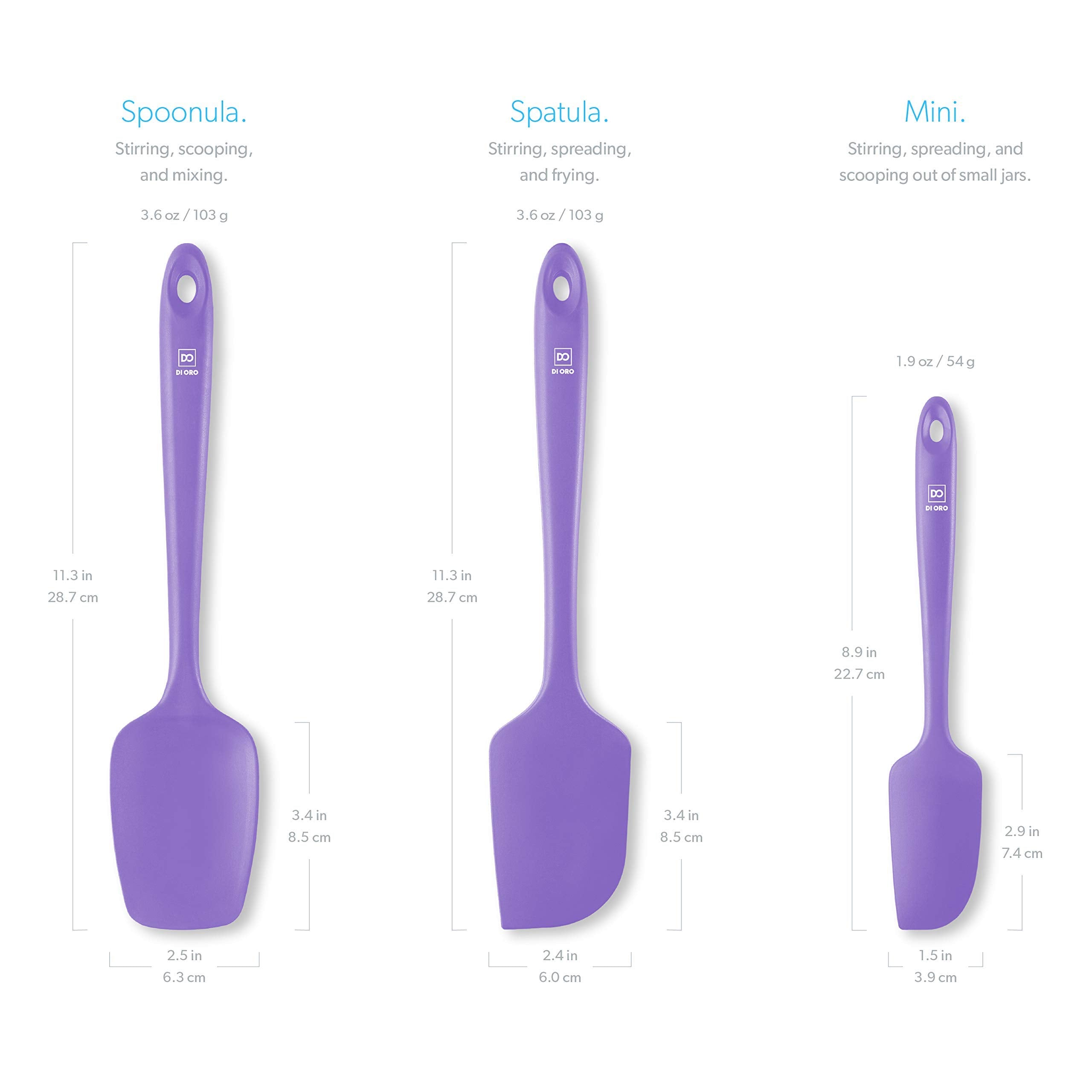 BPA-free LFGB silicone spatula set designed for nonstick cookware care.