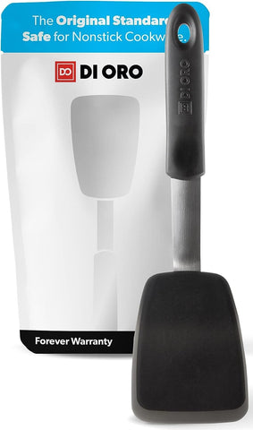 Di Oro Living Chef Series spatula front view shows durable daily-use performance.