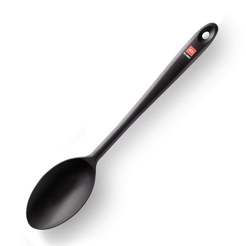 DI ORO Living solid silicone spoon heat resistant up to 600°F for cooking.