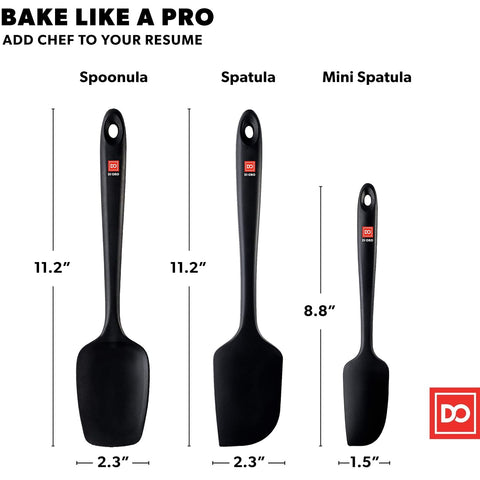 DI ORO Living dishwasher-safe spatulas for quick cleanup.