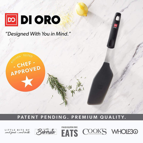 DI ORO Living dishwasher-safe spatula for quick post-cook cleanup