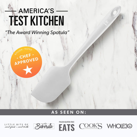DI ORO Living dishwasher-safe spatula for quick kitchen cleanup.
