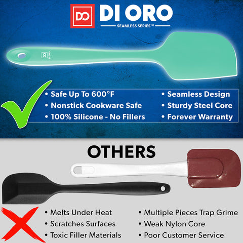 DI ORO Living seamless one-piece design aids thorough cooking and easy cleanup.