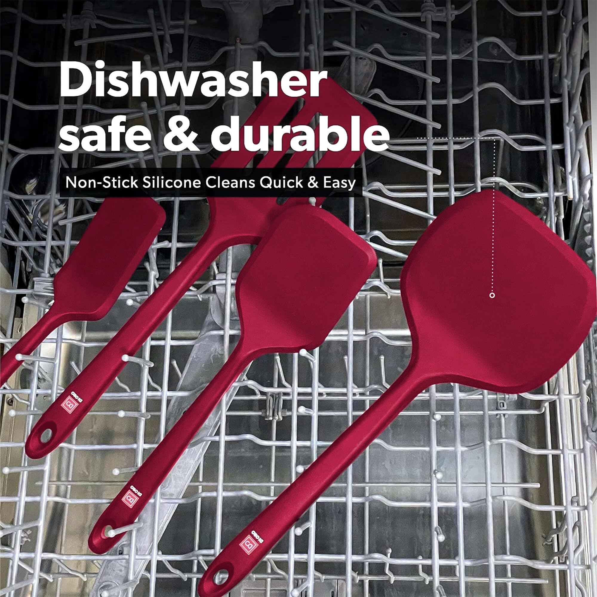 Di Oro Living Moda s-core technology spatula offers durability and control